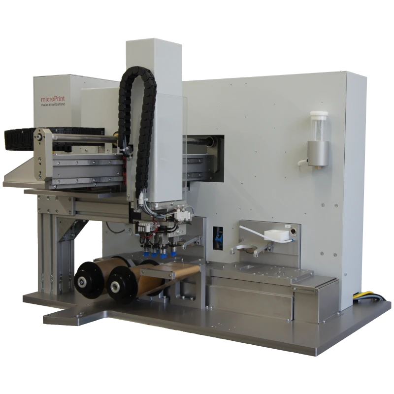 Machine de tampographie personnalisée conçue pour une cellule d’assemblage