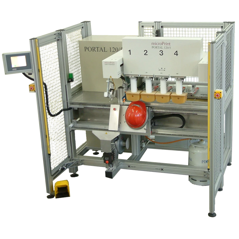 Pad printing machine for helmet decoration